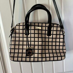 Kate Spade Rachel Windowpane Crossbody Dome Purse